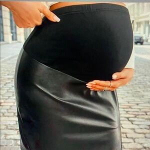 Black Maternity Skirt